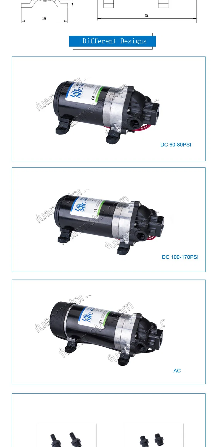 Lifesrc DC High Pressure Diaphragm Pump