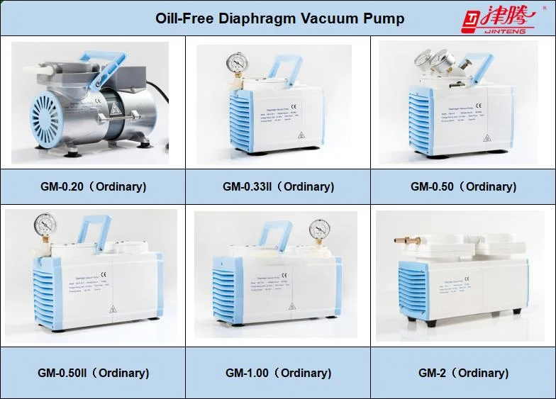 Miniature Lab Vacuum Pump with Diaphragm Type 100% Oilless with AC