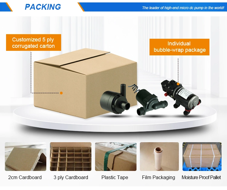 Miniature Booster Pump for The Extraction of Edible Liquids Long Lifetime